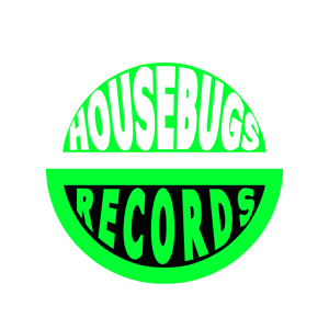 HOUSEBUGS RECORDS LOGO {GREEN-WHITE)